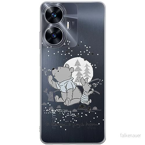 ERT GROUP mobiltelefonfodral för Realme C55 originalt och officiellt licensierat Disney mönster Winnie the Pooh & Friends 008 optimalt anpassad till formen på mobiltelefonen, gedeeltelijk transparant 5905511857639