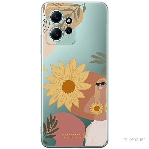 ERT GROUP mobiltelefonfodral för Xiaomi REDMI NOTE 12 4G originalt och officiellt licensierat Babaco mönster Flowers 015 optimalt anpassad till formen på mobiltelefonen, gedeeltelijk transparant 5905511942823
