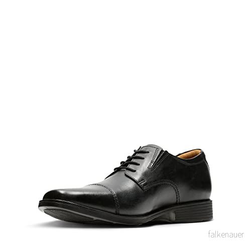 Clarks Tilden keps herr Derbys, brunt mörkt läder, 41.5 EU 5051041529475