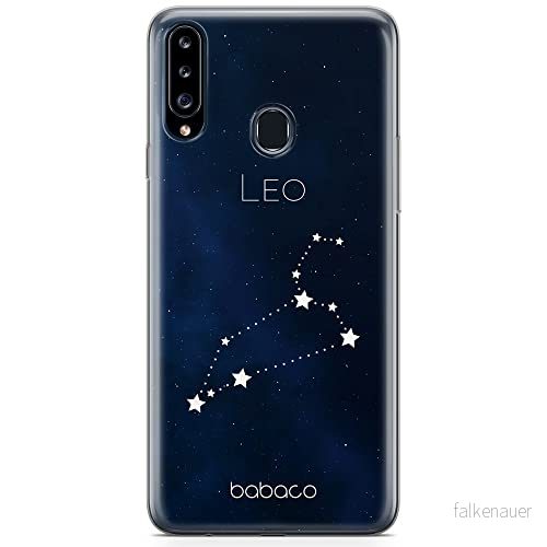 ERT GROUP mobiltelefonfodral för Samsung A20S originalt och officiellt licensierat Babaco mönster Zodiac Constellation 005 anpassad till formen på mobiltelefonen, fodral tillverkad av TPU plast 5904805439650