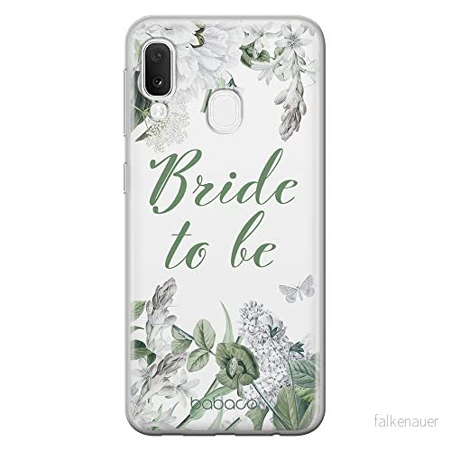 ERT GROUP mobiltelefonfodral för Samsung A20e originalt och officiellt licensierat Babaco mönster Bride to be 005 Vit optimalt anpassad till formen på mobiltelefonen, fodral tillverkad av TPU plast 5904805786808