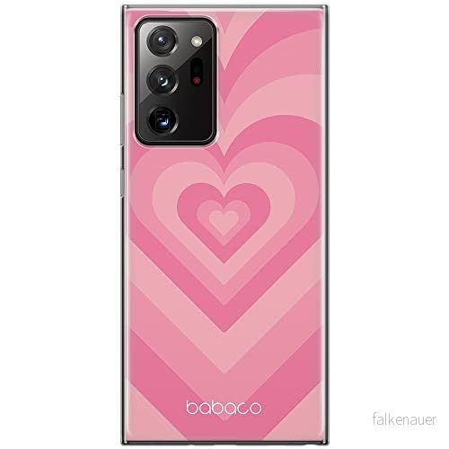ERT GROUP mobiltelefonfodral för Samsung GALAXY NOTE 20 ULTRA originalt och officiellt licensierat Babaco mönster Hearts 007 anpassad till formen på mobiltelefonen, fodral tillverkad av TPU plast 5904805688478