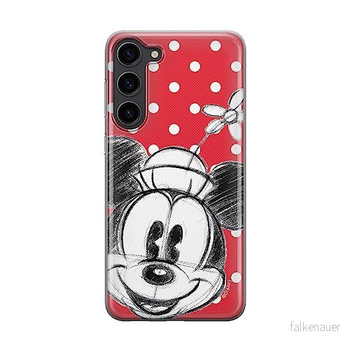 ERT GROUP mobiltelefonfodral för Samsung S23 PLUS originalt och officiellt licensierat Disney mönster Minnie 009 optimalt anpassad till formen på mobiltelefonen, fodral tillverkad av TPU plast 5905511443344