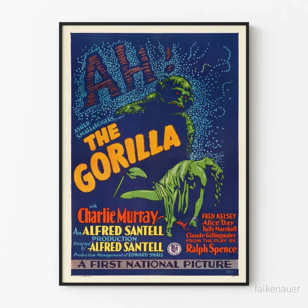 Vintageposter The Gorilla – Retro filmväggdekoration Vintageposter The Gorilla – Retro filmväggdekoration
