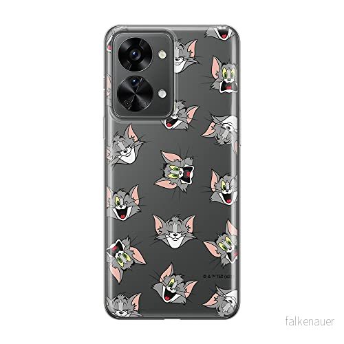 ERT GROUP mobiltelefonfodral för Oneplus NORD 2T 5G originalt och officiellt licensierat Tom & Jerry mönster 007 optimalt anpassad till formen på mobiltelefonen, gedeeltelijk transparant 5905511271220
