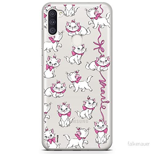 ERT GROUP mobiltelefonfodral för Samsung A11 / M11 originalt och officiellt licensierat Disney mönster Marie 008 optimalt anpassad till formen på mobiltelefonen, gedeeltelijk transparant 5905131786067