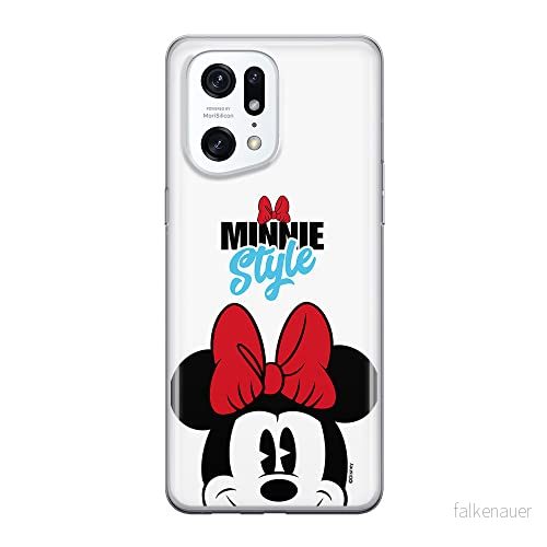 ERT GROUP mobiltelefonfodral för Oppo FIND X5 PRO originalt och officiellt licensierat Disney mönster Minnie 027 optimalt anpassad till formen på mobiltelefonen, fodral tillverkad av TPU plast 5905511399443