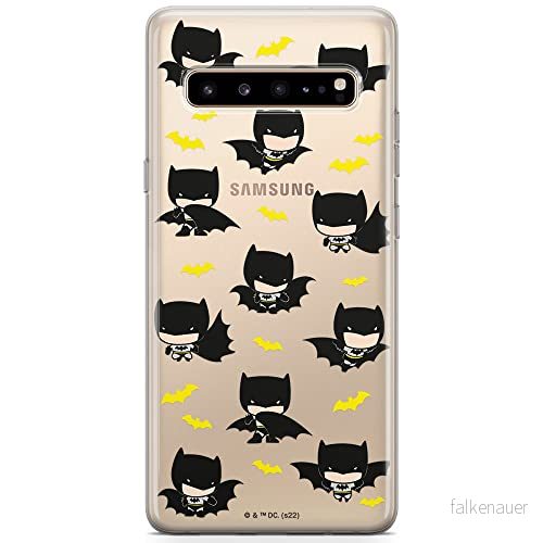 ERT GROUP mobiltelefonfodral för Samsung S10 5G originalt och officiellt licensierat DC mönster Batman 077 optimalt anpassad till formen på mobiltelefonen, gedeeltelijk transparant 5905131504470