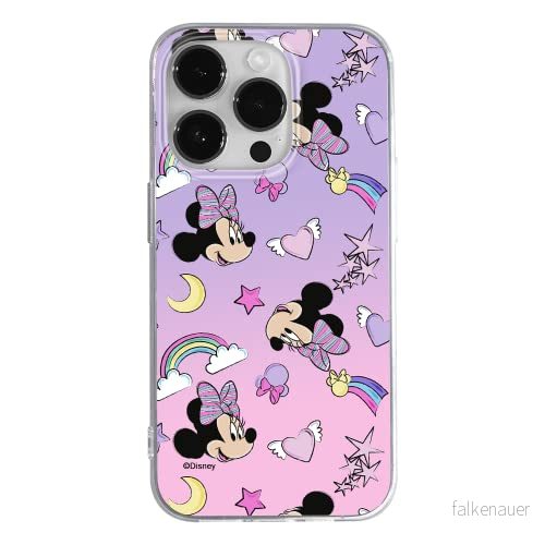 ERT GROUP mobiltelefonfodral för Apple Iphone 14 PRO originalt och officiellt licensierat Disney mönster Minnie 031 optimalt anpassad till formen på mobiltelefonen, fodral tillverkad av TPU plast 5905131909695