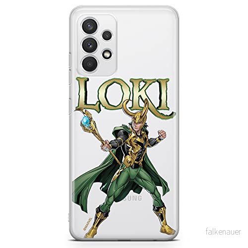 ERT GROUP mobiltelefonfodral för Samsung A32 4G LTE originalt och officiellt licensierat Marvel mönster Loki 002 optimalt anpassad till formen på mobiltelefonen, gedeeltelijk transparant 5904805221903