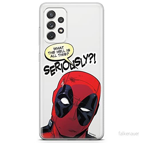 ERT GROUP mobiltelefonfodral för Samsung A72 5G originalt och officiellt licensierat Marvel mönster Deadpool 010 optimalt anpassad till formen på mobiltelefonen, gedeeltelijk transparant 5903040081952