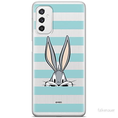 ERT GROUP mobiltelefonfodral för Samsung M52 5G originalt och officiellt licensierat Looney Tunes mönster Bugs 011 optimalt anpassad till formen på mobiltelefonen, gedeeltelijk transparant 5904805489952
