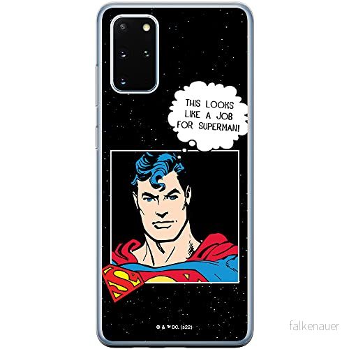 ERT GROUP mobiltelefonfodral för Samsung S20 PLUS / S11 originalt och officiellt licensierat DC mönster Superman 037 optimalt anpassad till formen på mobiltelefonen, fodral tillverkad av TPU plast 5905131571564