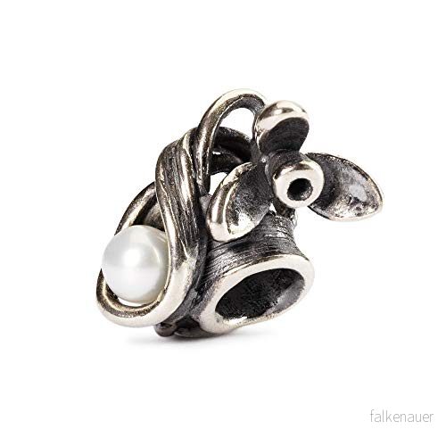 Trollbeads Damen Bead 925 Sterling Silber weiß TAGBE 00027 5711246021258