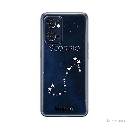 ERT GROUP mobiltelefonfodral för Oppo RENO 7 5G originalt och officiellt licensierat Babaco mönster Zodiac Constellation 008 anpassad till formen på mobiltelefonen, fodral tillverkad av TPU plast 5905511310868