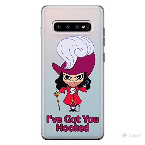 ERT GROUP mobiltelefonfodral för Samsung S10 PLUS originalt och officiellt licensierat Disney mönster James Hook 001 optimalt anpassad till formen på mobiltelefonen, gedeeltelijk transparant 5905131454584