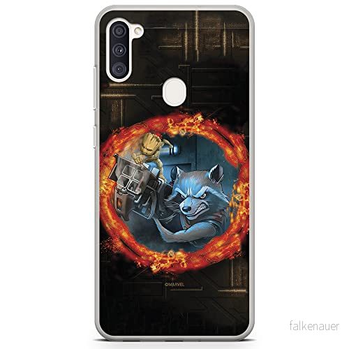 ERT GROUP mobiltelefonfodral för Samsung A03S originalt och officiellt licensierat Marvel mönster Guardians of the Galaxy 008 anpassad till formen på mobiltelefonen, fodral tillverkad av TPU plast 5904805001031