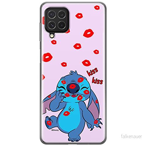 ERT GROUP mobiltelefonfodral för Samsung F62 / M62 originalt och officiellt licensierat Disney mönster Stitch 017 optimalt anpassad till formen på mobiltelefonen, fodral tillverkad av TPU plast 5905131222374