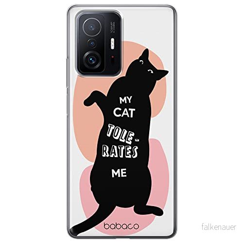 ERT GROUP mobiltelefonfodral för Xiaomi 11T 5G / PRO originalt och officiellt licensierat Babaco mönster Cats 003 optimalt anpassad till formen på mobiltelefonen, fodral tillverkad av TPU plast 5905131064462