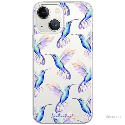 ERT GROUP mobiltelefonfodral för Iphone 13 originalt och officiellt licensierat Babaco mönster Hummingbird 002 optimalt anpassad till formen på mobiltelefonen, gedeeltelijk transparant 5903932835090
