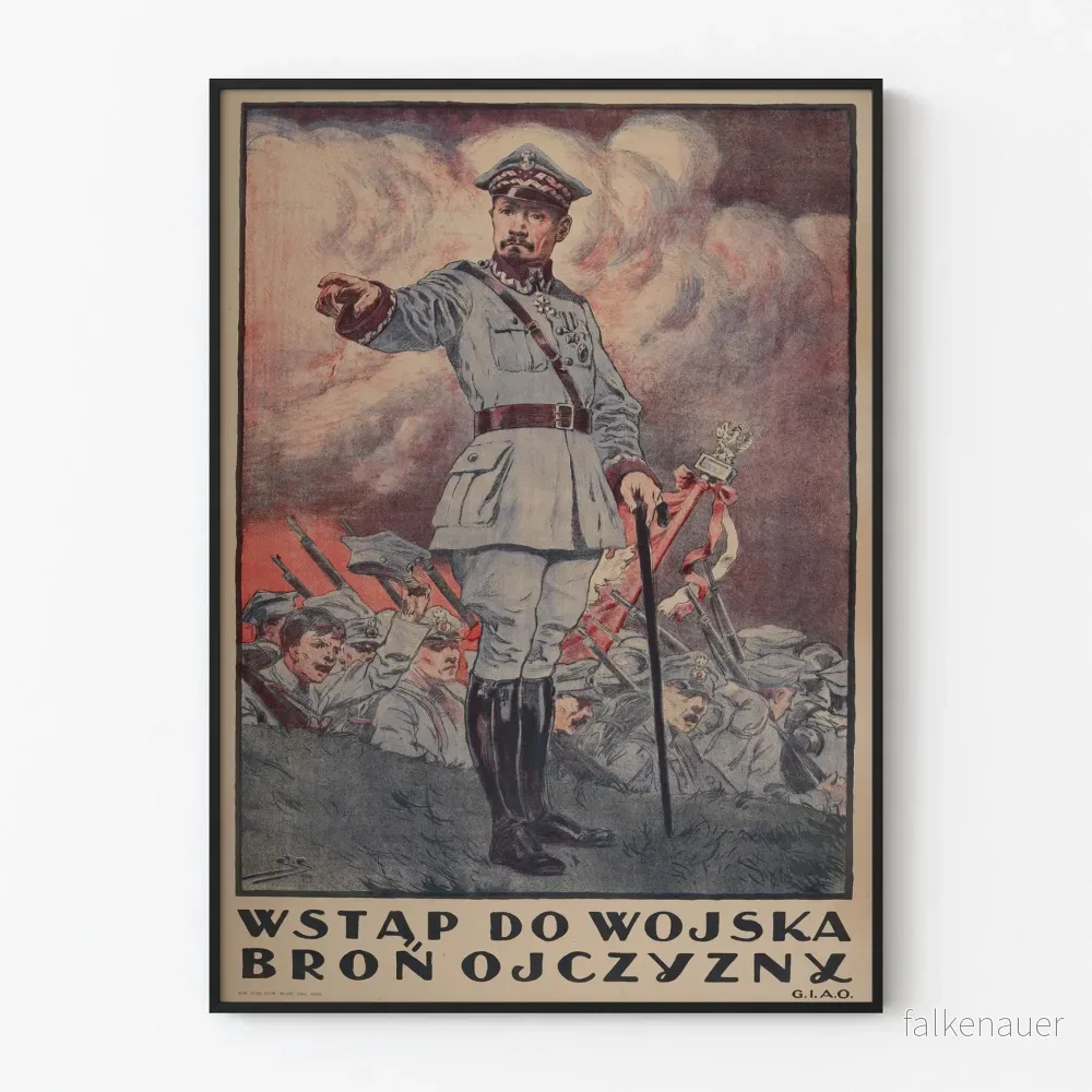 Polsk militär rekryteringsposter - Försvara fäderneslandet