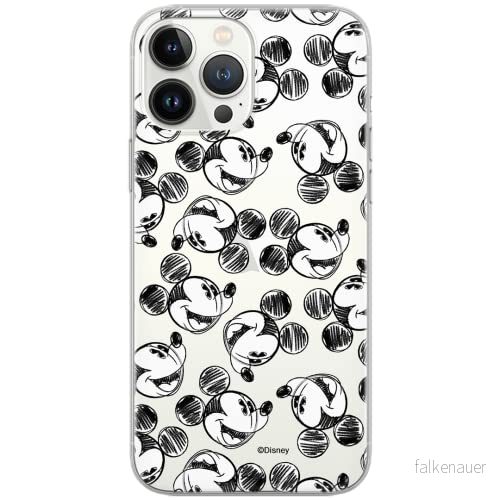 ERT GROUP mobiltelefonfodral för Huawei P30 originalt och officiellt licensierat Disney mönster Mickey 025 Vit optimalt anpassad till formen på mobiltelefonen, gedeeltelijk transparant 5903040615072
