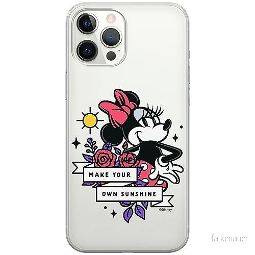 ERT GROUP mobiltelefonfodral för Iphone 12 PRO MAX originalt och officiellt licensierat Disney mönster Minnie 073 optimalt anpassad till formen på mobiltelefonen, gedeeltelijk transparant 5905795024666
