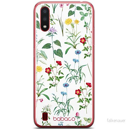 ERT GROUP mobiltelefonfodral för Samsung A01 originalt och officiellt licensierat Babaco mönster Flowers 042 optimalt anpassad till formen på mobiltelefonen, fodral tillverkad av TPU plast 5905131314338