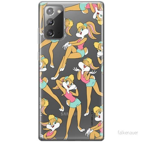 ERT GROUP mobiltelefonfodral för Samsung GALAXY NOTE 20 originalt och officiellt licensierat Looney Tunes mönster Lola 003 optimalt anpassad till formen på mobiltelefonen, gedeeltelijk transparant 5905511638917