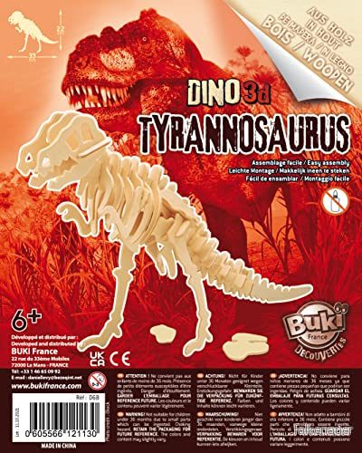 BUKI D6B Dino 3D Slumpmässig modell 605566121130