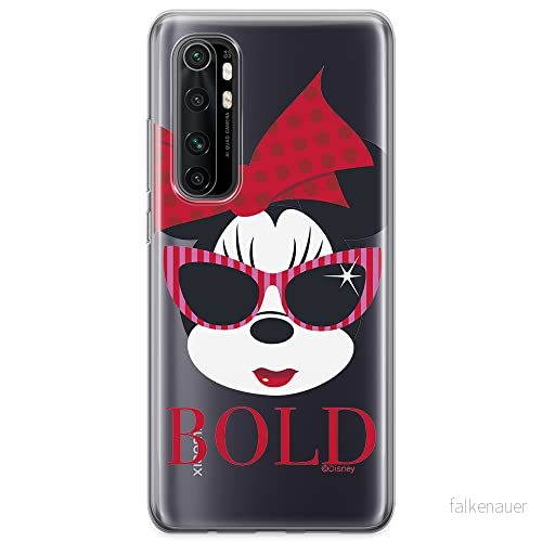 ERT GROUP mobiltelefonfodral för Xiaomi MI NOTE 10 Lite originalt och officiellt licensierat Disney mönster Minnie 045 optimalt anpassad till formen på mobiltelefonen, gedeeltelijk transparant 5904805587269