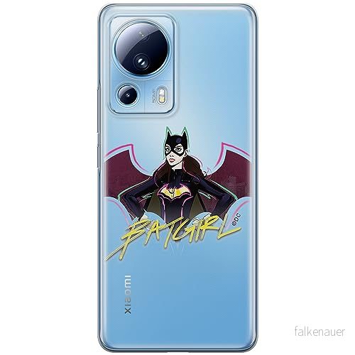 ERT GROUP mobiltelefonfodral för Xiaomi 13 LITE/CIVI 2 originalt och officiellt licensierat DC mönster Bat Girl 004 optimalt anpassad till formen på mobiltelefonen, gedeeltelijk transparant 5905511919382