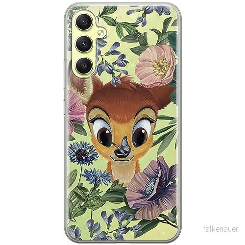 ERT GROUP mobiltelefonfodral för Samsung A34 5G originalt och officiellt licensierat Disney mönster Bambi 011 optimalt anpassad till formen på mobiltelefonen, gedeeltelijk transparant 5905511774080