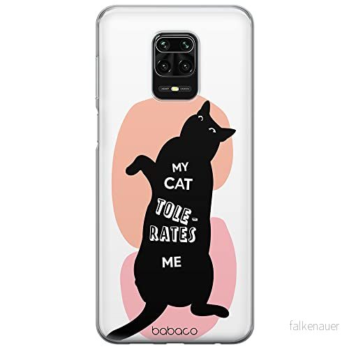 ERT GROUP mobiltelefonfodral för Xiaomi REDMI NOTE 9 PRO/ 9S originalt och officiellt licensierat Babaco mönster Cats 003 anpassad till formen på mobiltelefonen, fodral tillverkad av TPU plast 5905131063809