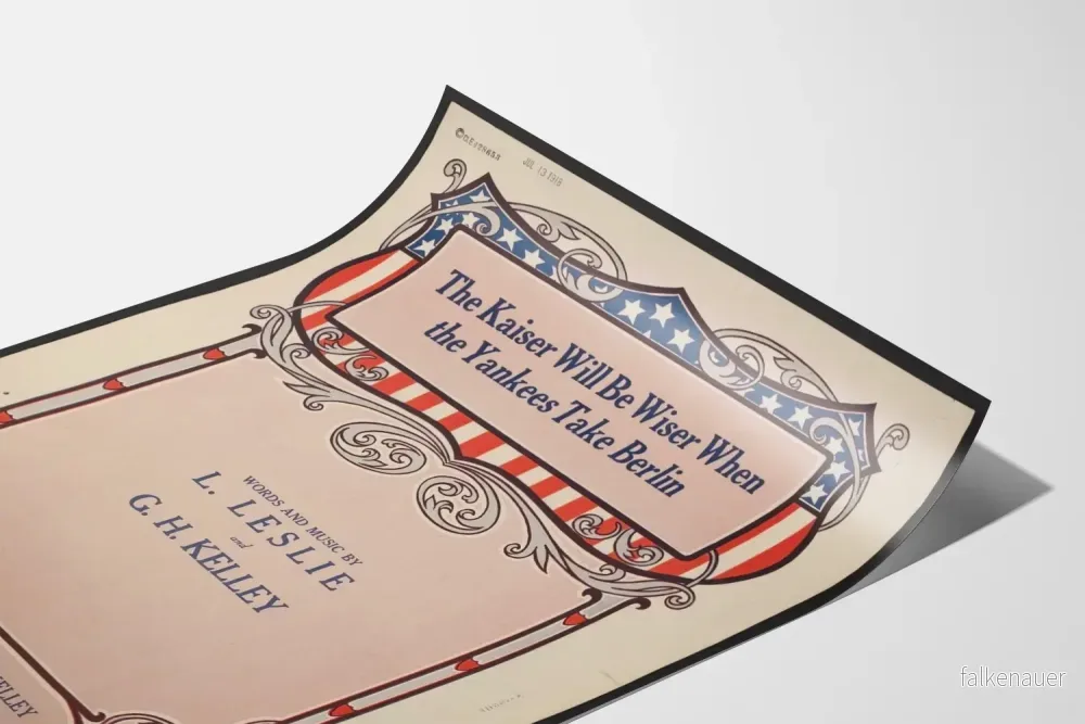 Vintageposter med patriotisk amerikansk design för väggdekoration - Bild 3