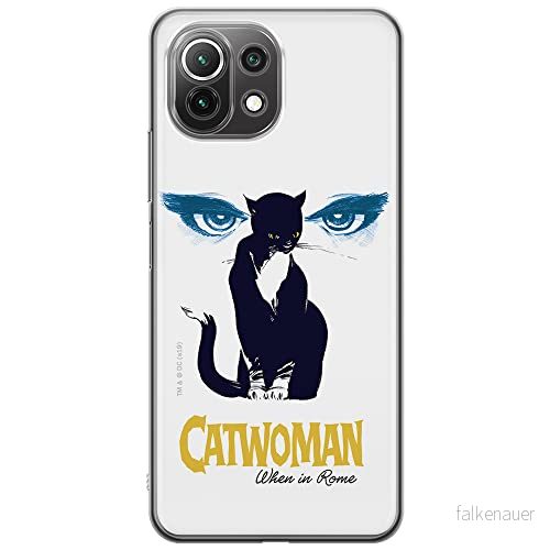 ERT GROUP mobiltelefonfodral för Xiaomi 11 LITE 4G/5G originalt och officiellt licensierat DC mönster Catwoman 007, fodral tillverkad av TPU plast 5903932728903