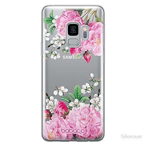ERT GROUP mobiltelefonfodral för Samsung S9 originalt och officiellt licensierat Babaco mönster Flowers 046 optimalt anpassad till formen på mobiltelefonen, gedeeltelijk transparant 5905131330697