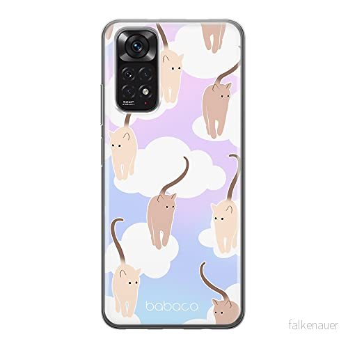 ERT GROUP mobiltelefonfodral för Xiaomi REDMI NOTE 11S 4G / 11 originalt och officiellt licensierat Babaco mönster Cats 015, fodral tillverkad av TPU plast 5905511567927