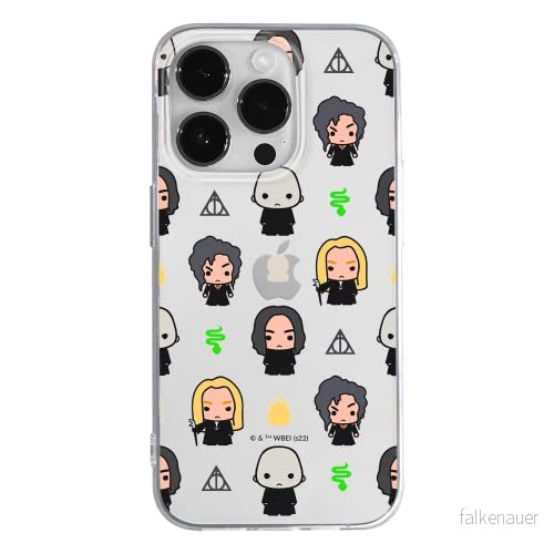 ERT GROUP mobiltelefonfodral för Apple Iphone 14 PRO originalt och officiellt licensierat Harry Potter mönster 246 anpassad till formen på mobiltelefonen, gedeeltelijk transparant 5905131922618