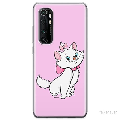 ERT GROUP mobiltelefonfodral för Xiaomi MI NOTE 10 Lite originalt och officiellt licensierat Disney mönster Marie 007 optimalt anpassad till formen på mobiltelefonen, fodral tillverkad av TPU plast 5905131127983