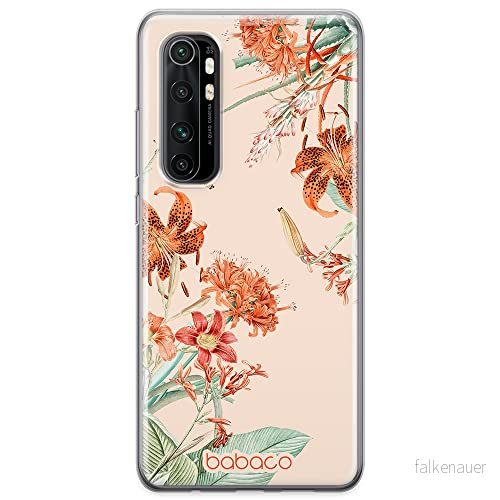 ERT GROUP mobiltelefonfodral för Xiaomi MI NOTE 10 Lite originalt och officiellt licensierat Babaco mönster Flowers 057 optimalt anpassad till formen på mobiltelefonen, fodral tillverkad av TPU plast 5905131366382