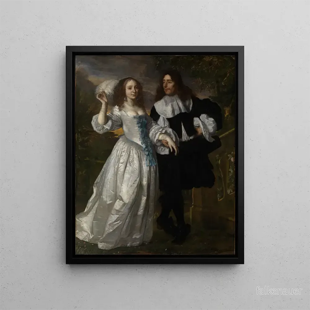 Målning av ung patriciekonstnär – Bartholomeus van der Helst | Konsttryck Målning av ung patriciekonstnär – Bartholomeus van der Helst | Konsttryck
