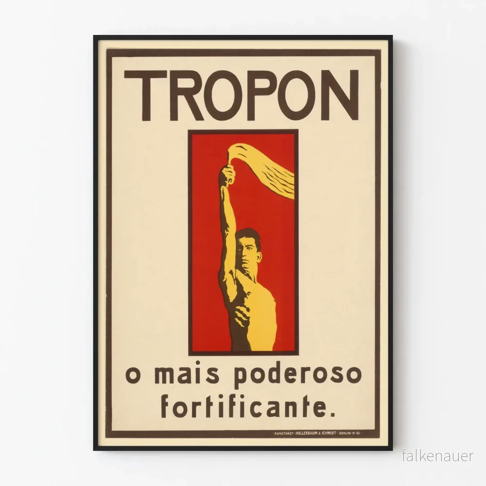 Vintageposter TropoN Stärkande Kraftfull