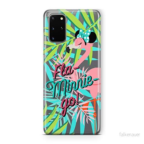 ERT GROUP mobiltelefonfodral för Samsung S20 PLUS / S11 originalt och officiellt licensierat Disney mönster Minnie 041 Vit optimalt anpassad till formen på mobiltelefonen, gedeeltelijk transparant 5903537524368