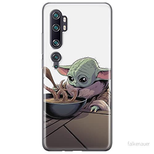 ERT GROUP mobiltelefonfodral för Xiaomi MI NOTE 10 / PRO originalt och officiellt licensierat Star Wars mönster Baby Yoda 027, fodral tillverkad av TPU plast 5904805091643