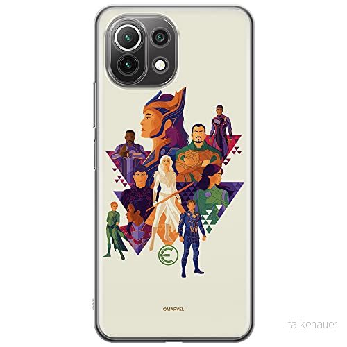 ERT GROUP mobiltelefonfodral för Xiaomi 11 LITE 4G/5G originalt och officiellt licensierat Marvel mönster Eternals 007, fodral tillverkad av TPU plast 5904805113345