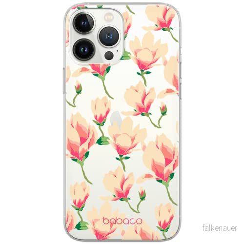 ERT GROUP mobiltelefonfodral för Apple Iphone 6 PLUS originalt och officiellt licensierat Babaco mönster Flowers 016 Vit optimalt anpassad till formen på mobiltelefonen, gedeeltelijk transparant 5903932624885