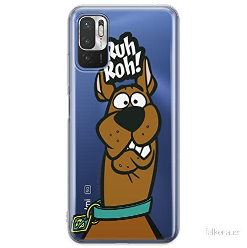 ERT GROUP mobiltelefonfodral för Xiaomi REDMI NOTE 10 5G / POCO M3 PRO originalt och officiellt licensierat Scooby Doo mönster 007 anpassad till formen på mobiltelefonen, gedeeltelijk transparant 5904805616556