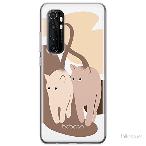 ERT GROUP mobiltelefonfodral för Xiaomi MI NOTE 10 Lite originalt och officiellt licensierat Babaco mönster Cats 002 optimalt anpassad till formen på mobiltelefonen, fodral tillverkad av TPU plast 5905131085481