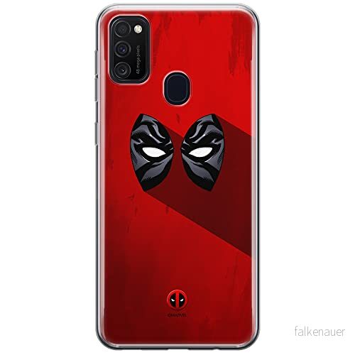 ERT GROUP mobiltelefonfodral för Samsung M21 originalt och officiellt licensierat Marvel mönster Deadpool 007 optimalt anpassad till formen på mobiltelefonen, fodral tillverkad av TPU plast 5903537836386